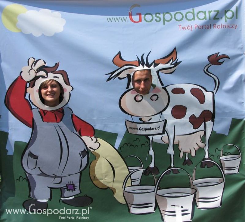 Gospodarz i Krówka znajdź swoje zdjęcie z Zielonego Agro Show 