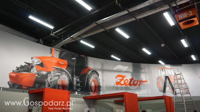 Zetor na Agrotech Kielce postęp prac