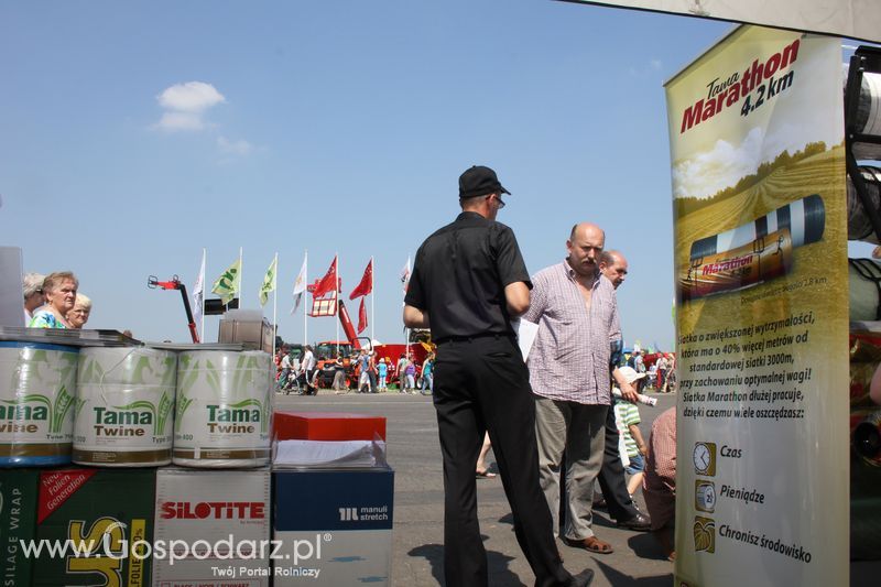 Produkty firmy TAMA, na Zielonym Agro Show w Kąkolewie (2011)