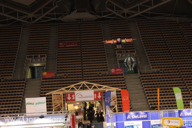 Lot hexakopterem na XII Międzynarodowych Targach FERMA BYDŁA i XV Międzynarodowych Targach FERMA ŚWIŃ i DROBIU