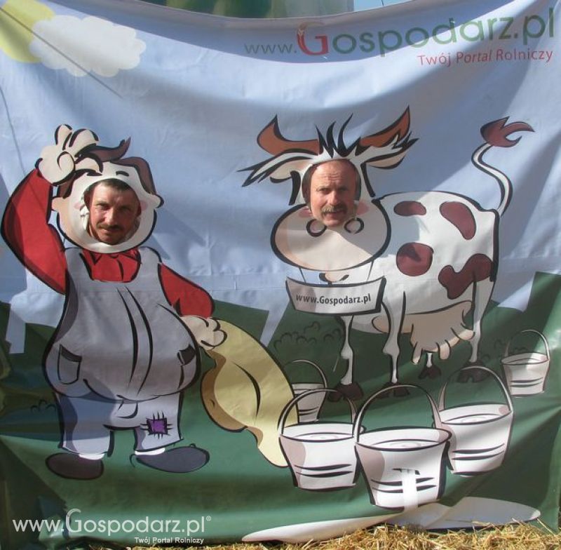 Agro Show 2011 Bednary Zdjęcie z krówką Niedziela