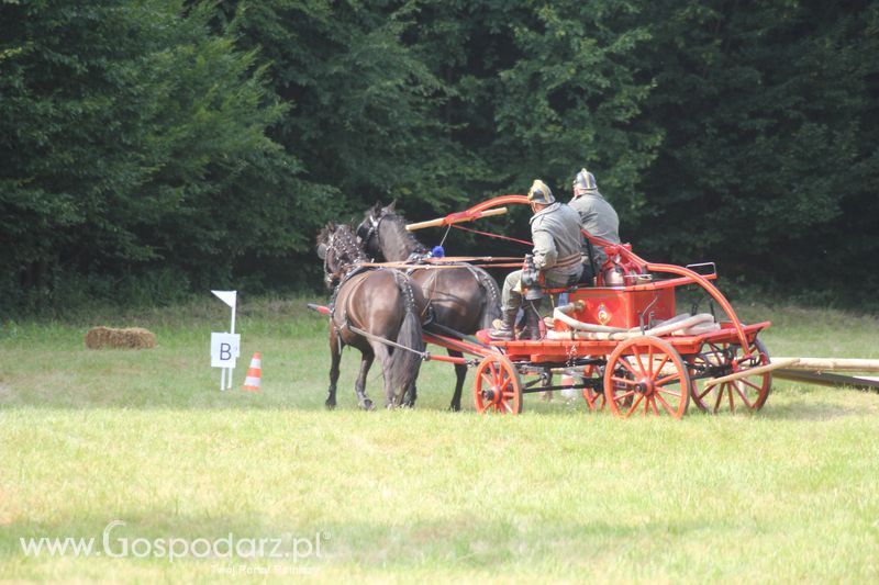 Pokazy konnych sikawek strażackich w Rudawce Rymanowskiej