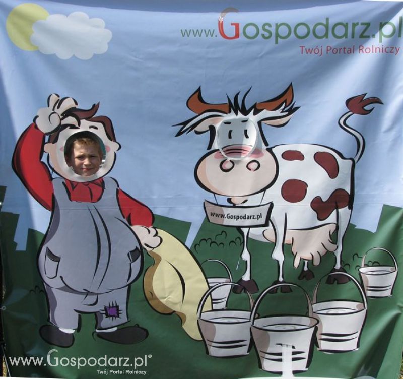 Gospodarz i Krówka znajdź swoje zdjęcie z Zielonego Agro Show 