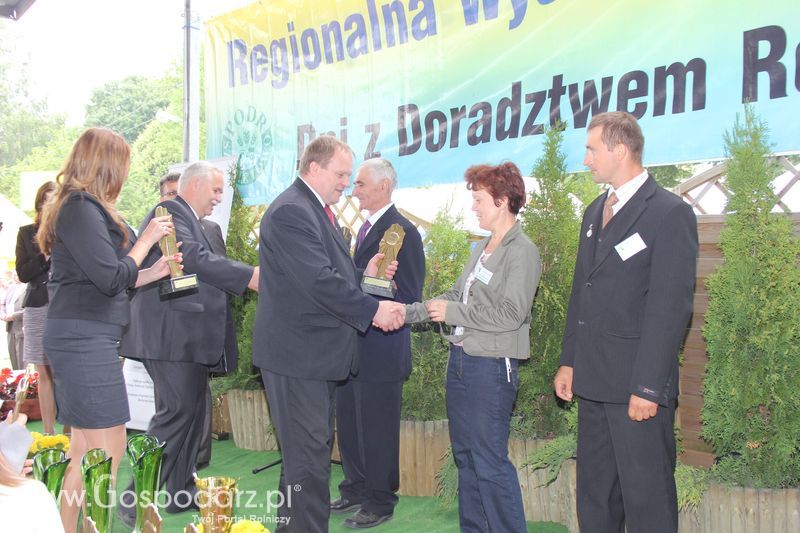 Wręczenie nagród na XVIII Regionalnej Wystawie Zwierząt Hodowlanych w Szepietowie
