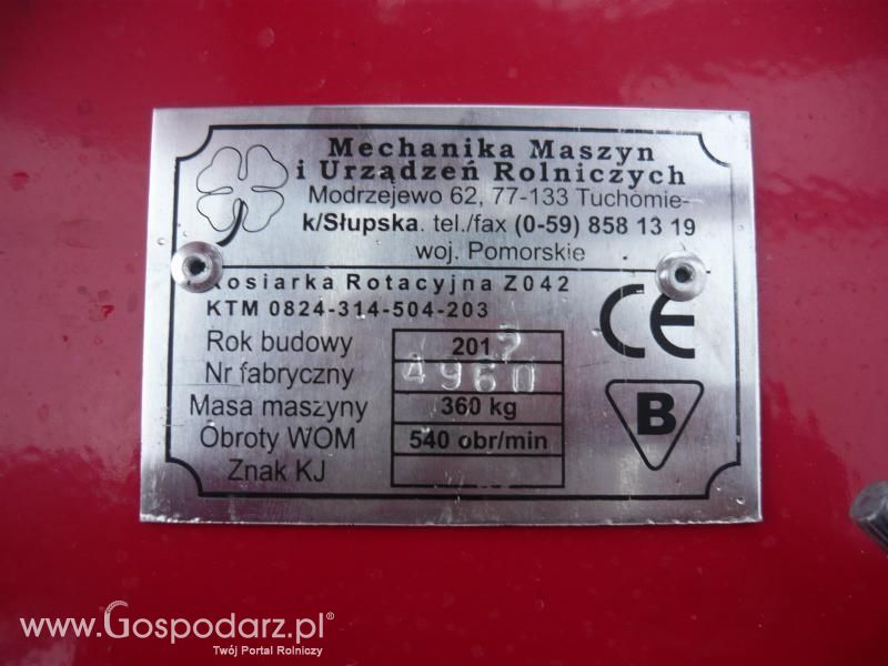 Nowy nabytek 2012 - Kosiarka rotacyjna Z- 042