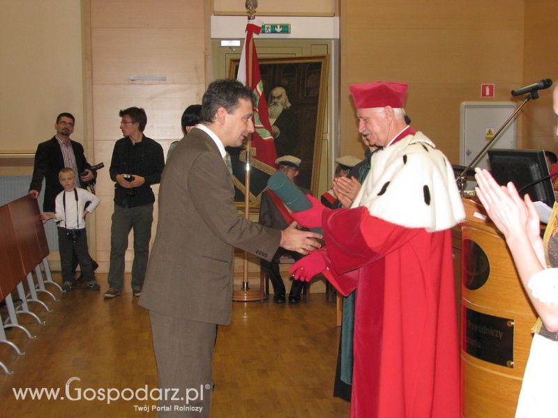 UP Poznań - Uroczystość wręczenia odznaczeń państwowych i uczelnianych oraz dyplomów doktora habilitowanego i promocji doktorskiej