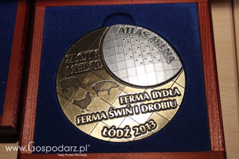 Gala wręczenia nagród na XIII Międzynarodowych Targach Ferma Bydła oraz XVI Międzynarodowych Targach Ferma Świń i Drobiu w Łodzi 2013