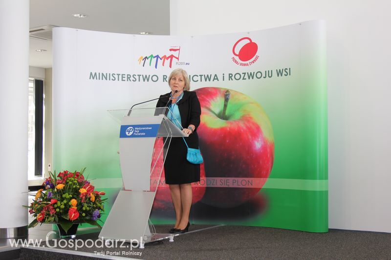 Spacer Ministra Sawickiego po terenie targów Polagra Food i KWZH