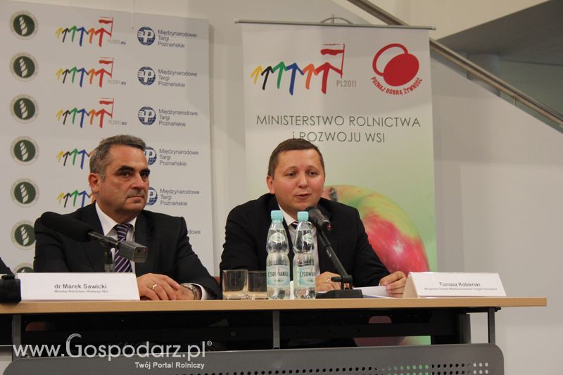 Konferencja prasowa Ministra Rolnictwa i Rozwoju Wsi i Prezesa Międzynarodowych Targów Poznańskich