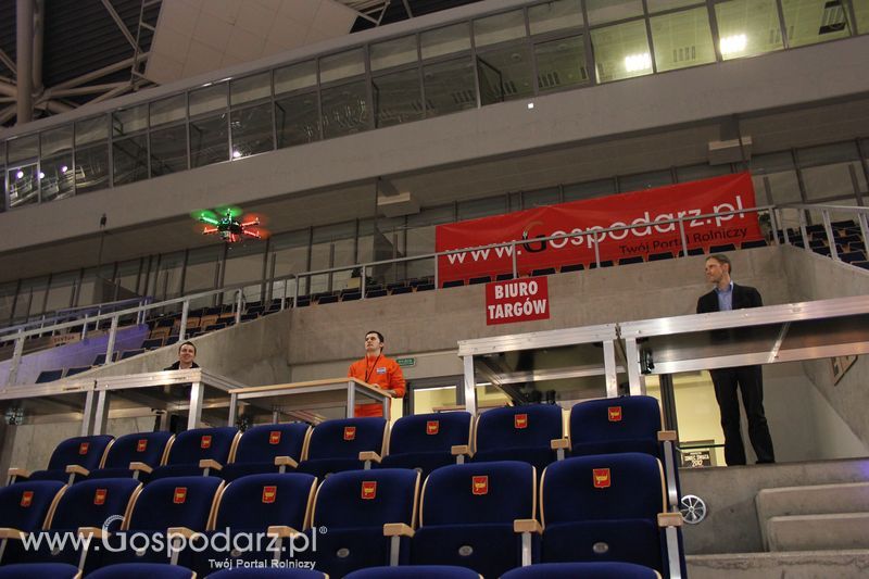 Lot hexakopterem na XII Międzynarodowych Targach FERMA BYDŁA i XV Międzynarodowych Targach FERMA ŚWIŃ i DROBIU