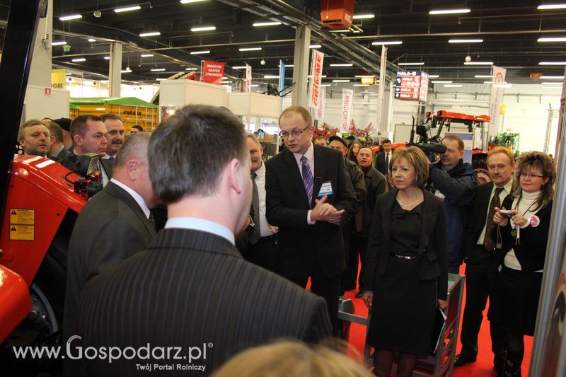 Wizyta Ministra Marka Sawickiego ministra rolnictwa i rozwoju wsi na AGROTECH Kielce