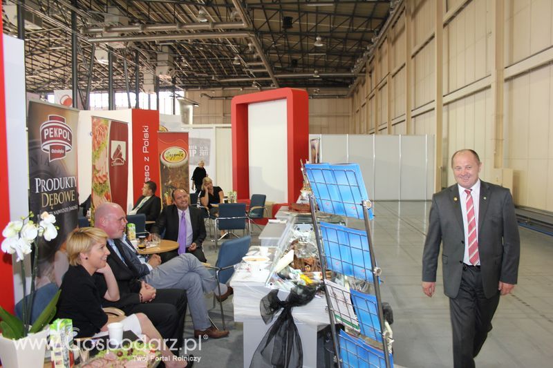 Spacer Ministra Sawickiego po terenie targów Polagra Food i KWZH