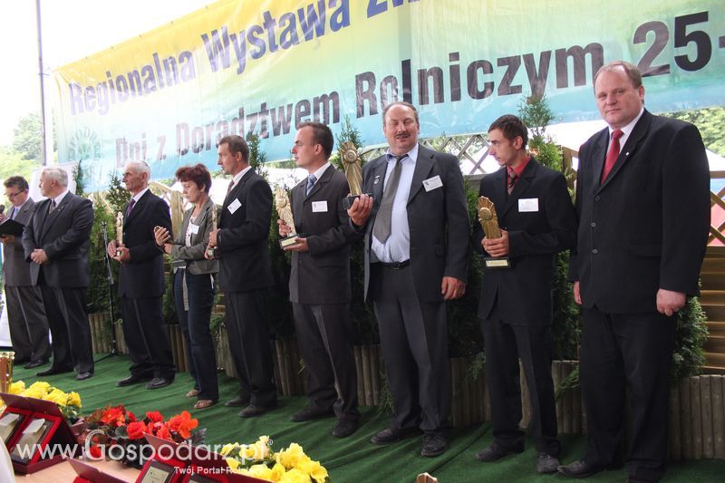 Wręczenie nagród na XVIII Regionalnej Wystawie Zwierząt Hodowlanych w Szepietowie