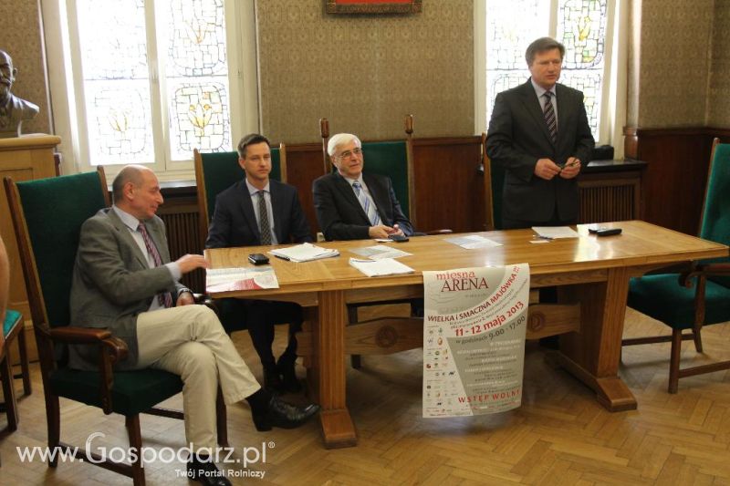 Konferencja prasowa Mięsna Arena 2013