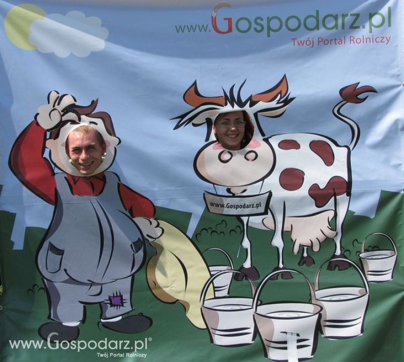 Gospodarz i Krówka znajdź swoje zdjęcie z Zielonego Agro Show 