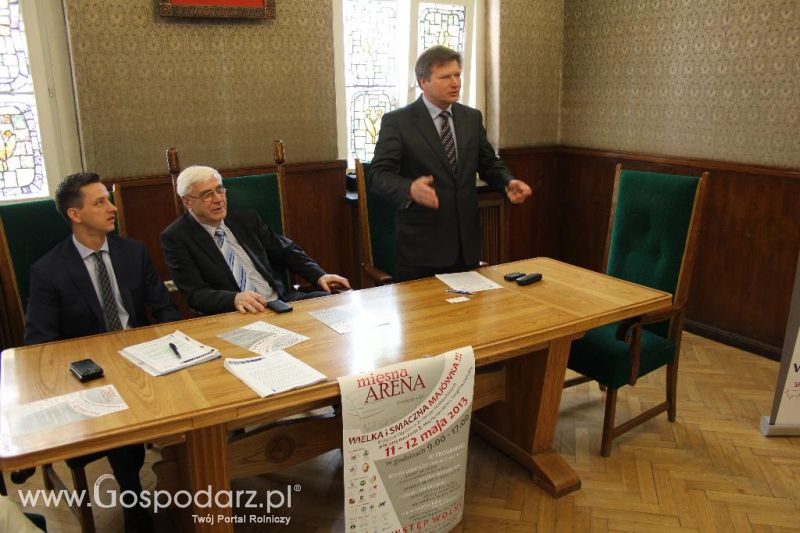 Konferencja prasowa Mięsna Arena 2013