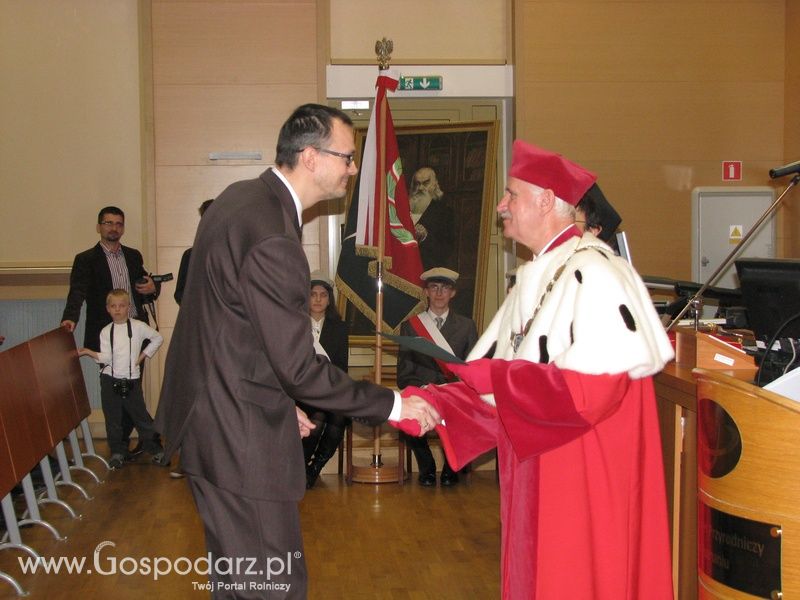 UP Poznań - Uroczystość wręczenia odznaczeń państwowych i uczelnianych oraz dyplomów doktora habilitowanego i promocji doktorskiej