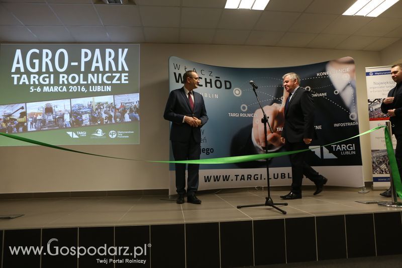 Otwarcie Targów AGRO-PARK Lublin 2016 