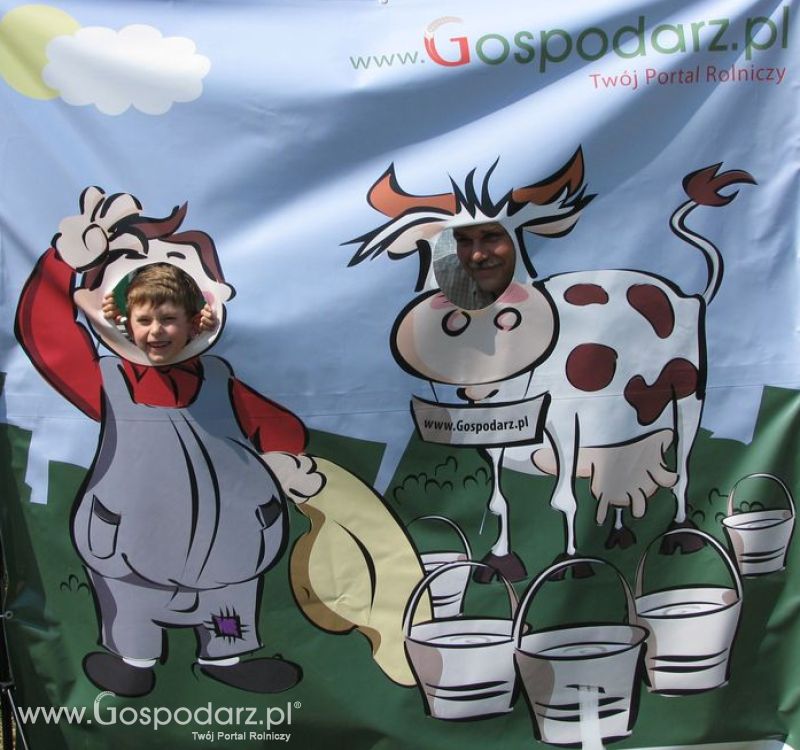 Gospodarz i Krówka znajdź swoje zdjęcie z Zielonego Agro Show 