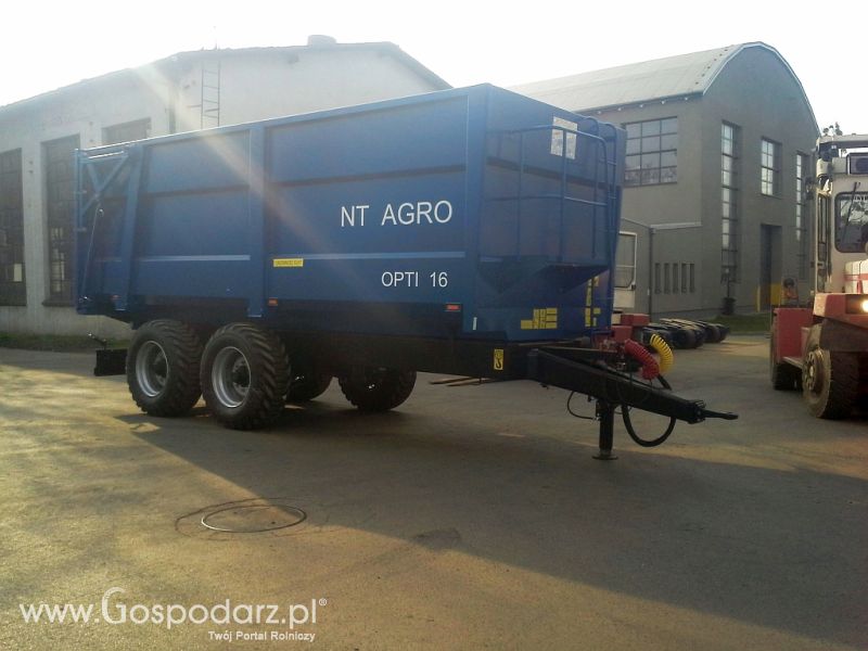 Przyczepa skorupowa NT AGRO OPTI 16