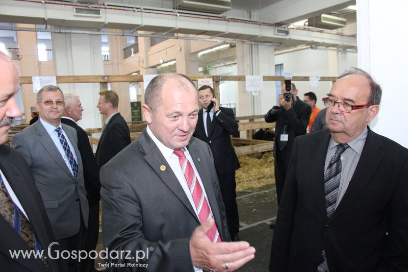 Spacer Ministra Sawickiego po terenie targów Polagra Food i KWZH