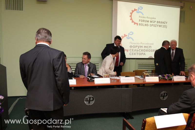 Polsko-Rosyjskie Forum MSP Branży Rolno-Spożywczej