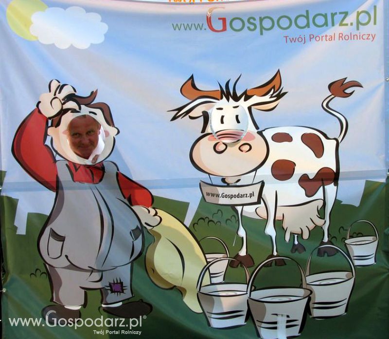 Gospodarz i Krówka znajdź swoje zdjęcie z Zielonego Agro Show 