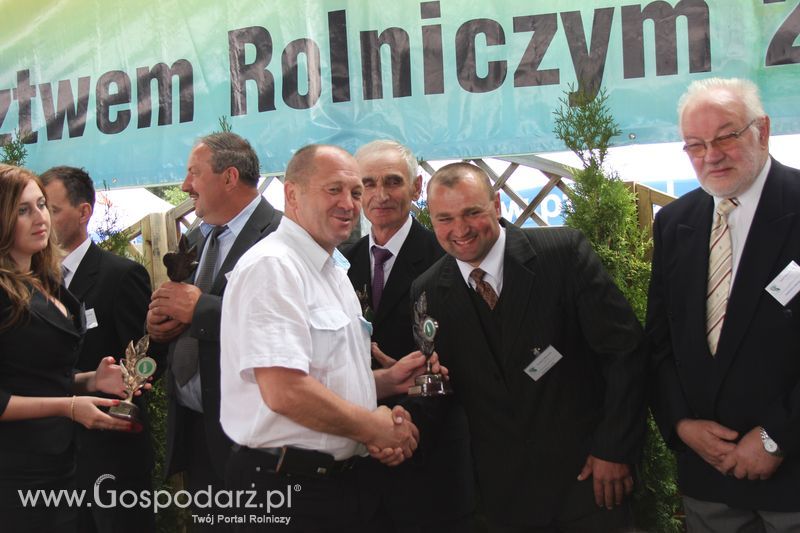 Wręczenie nagród na XVIII Regionalnej Wystawie Zwierząt Hodowlanych w Szepietowie