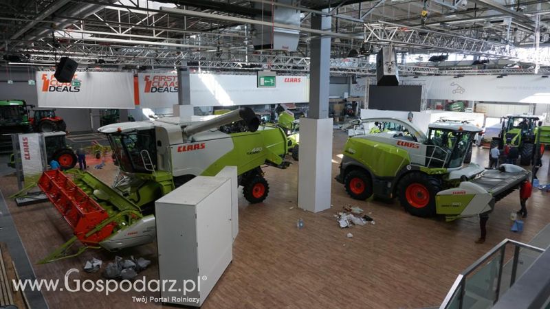 Claas na Agrotech Kielce postęp prac