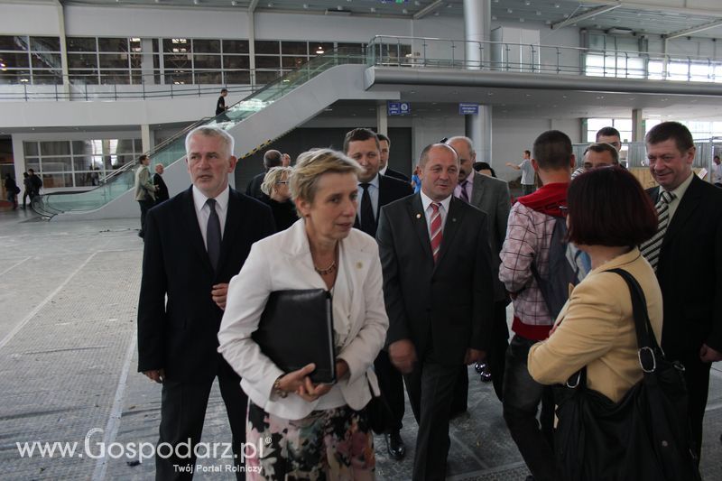 Spacer Ministra Sawickiego po terenie targów Polagra Food i KWZH