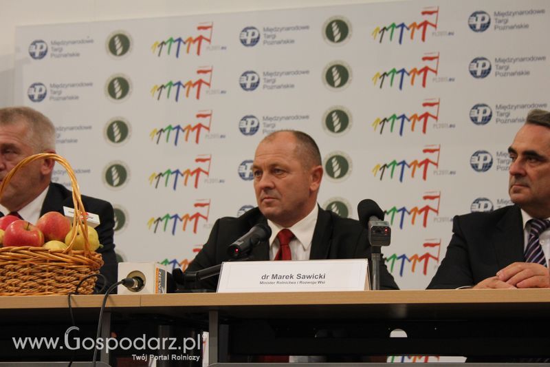 Konferencja prasowa Ministra Rolnictwa i Rozwoju Wsi i Prezesa Międzynarodowych Targów Poznańskich