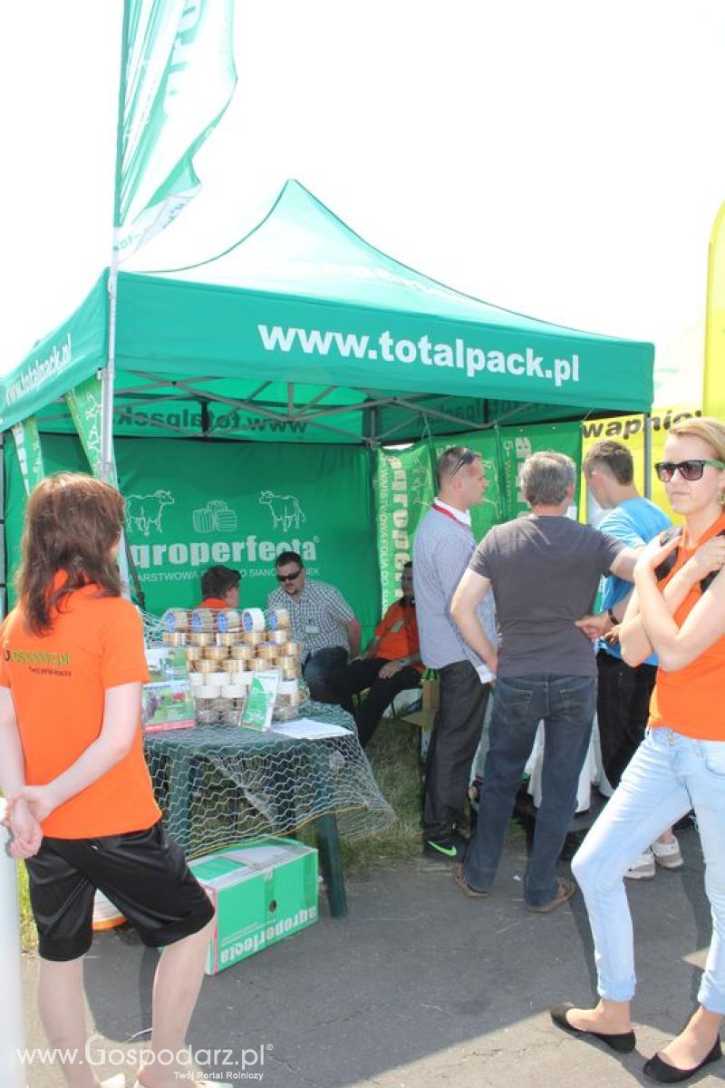 Stoisko Total-Pack Sp. z o.o.  na Zielonym Agro Show w Kąkolewie