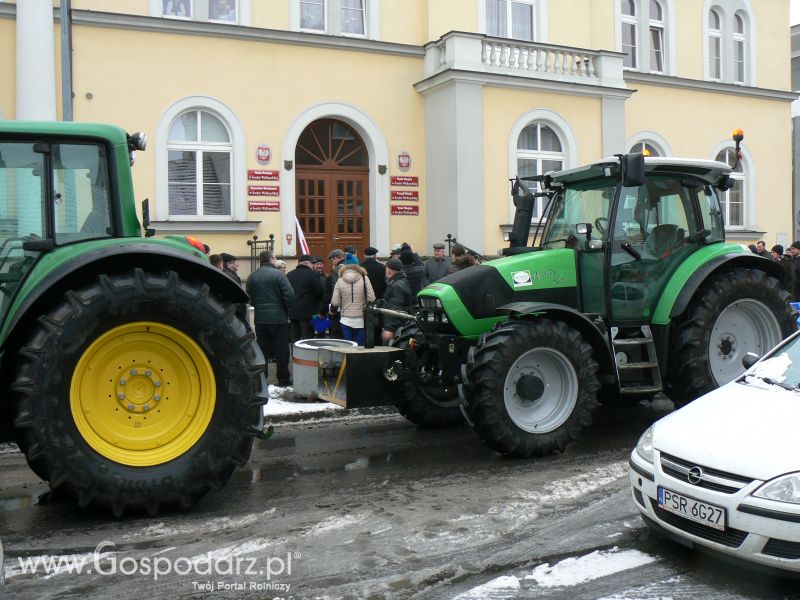 Protest rolniczy Środa Wlkp. 27.01.2015r.