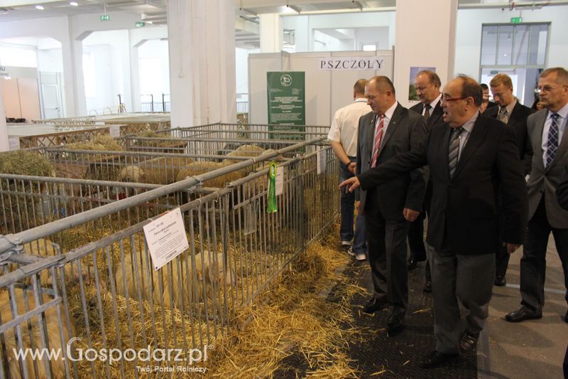 Spacer Ministra Sawickiego po terenie targów Polagra Food i KWZH