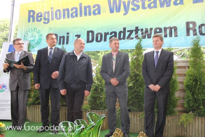 Wręczenie nagród na XVIII Regionalnej Wystawie Zwierząt Hodowlanych w Szepietowie