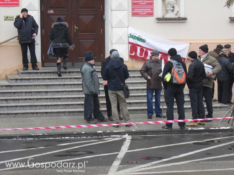 Protest Rolników w Lublinie