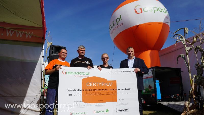 Losowanie Zbiornika Gospodarza podczas AGRO SHOW 2016