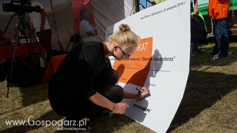 Losowanie Zbiornika Gospodarza podczas AGRO SHOW 2016