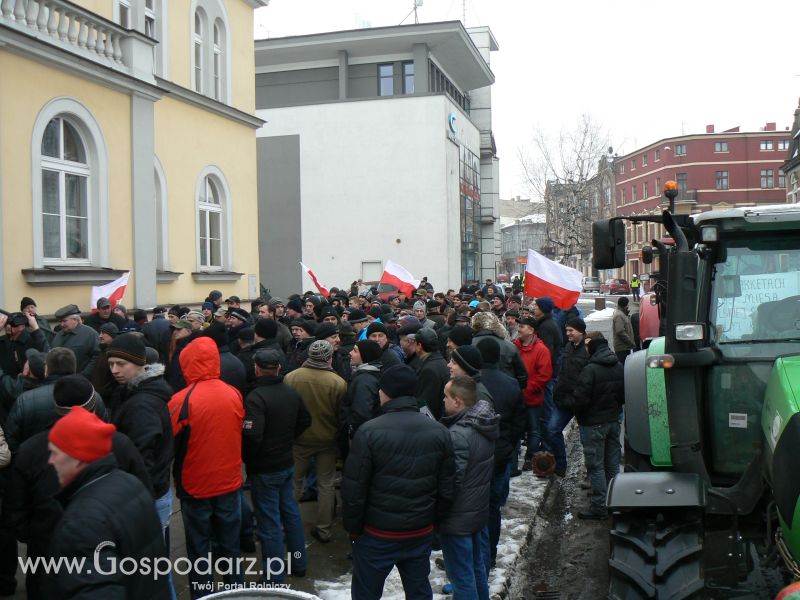 Protest rolniczy Środa Wlkp. 27.01.2015r.