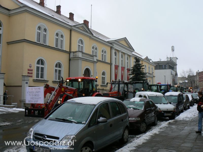 Protest rolniczy Środa Wlkp. 27.01.2015r.