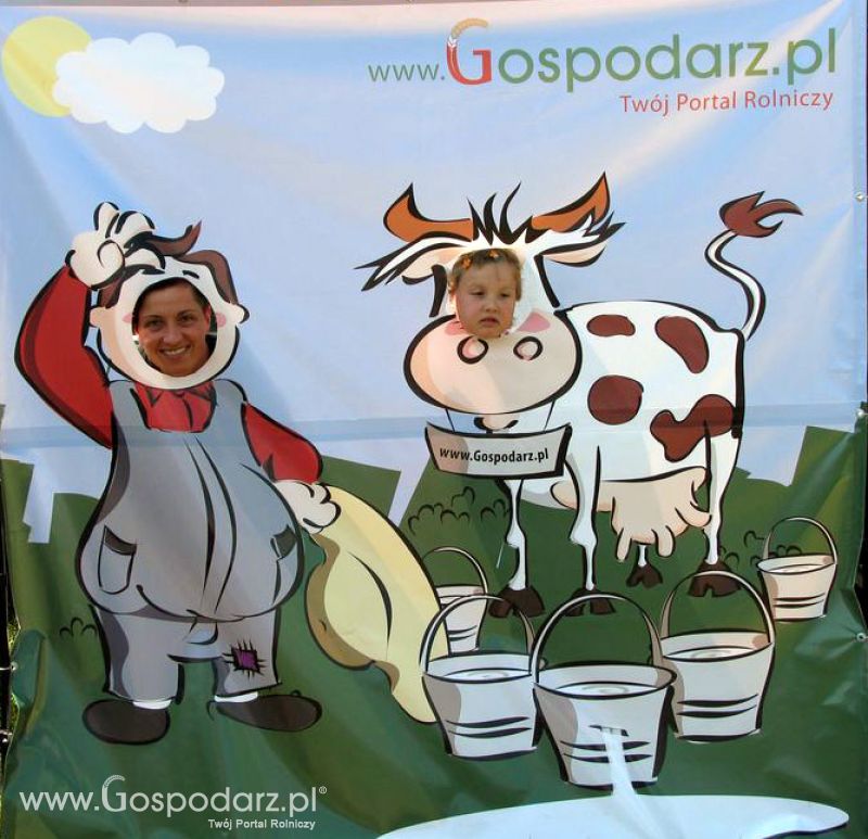 Gospodarz i Krówka znajdź swoje zdjęcie z Zielonego Agro Show 