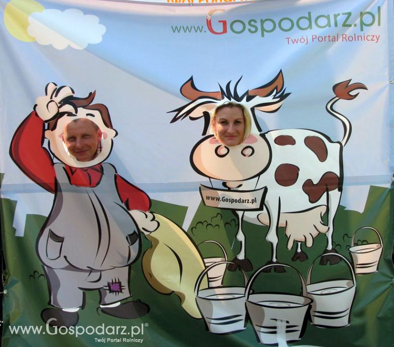 Gospodarz i Krówka znajdź swoje zdjęcie z Zielonego Agro Show 
