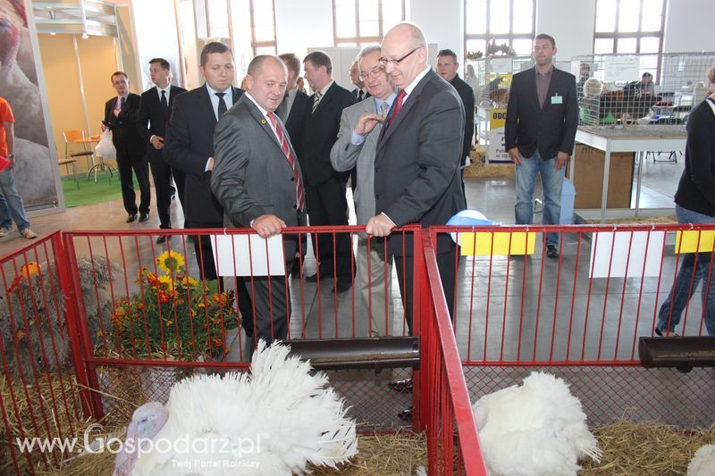Spacer Ministra Sawickiego po terenie targów Polagra Food i KWZH