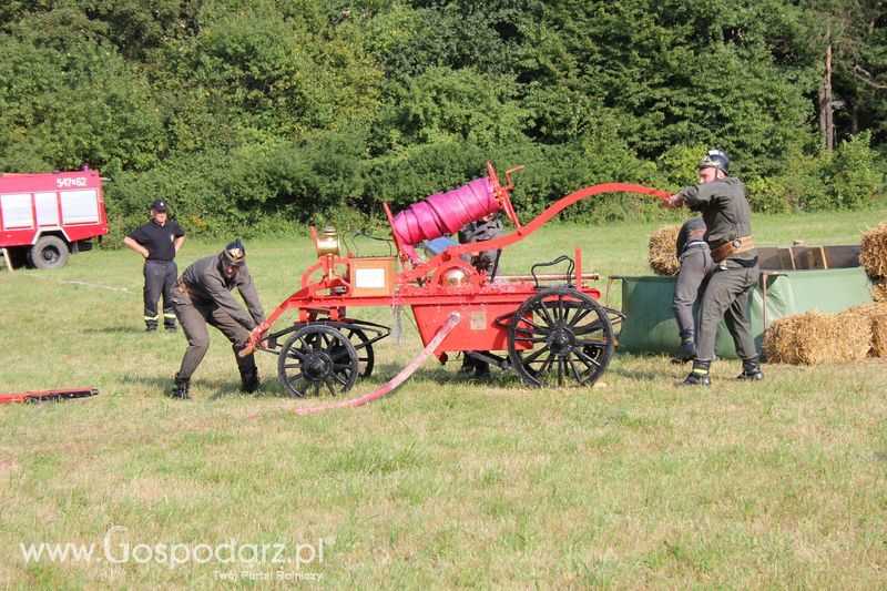 Pokazy konnych sikawek strażackich w Rudawce Rymanowskiej