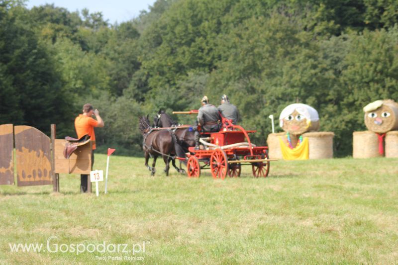 Pokazy konnych sikawek strażackich w Rudawce Rymanowskiej