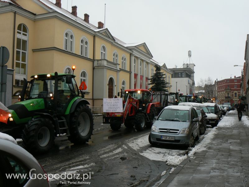 Protest rolniczy Środa Wlkp. 27.01.2015r.