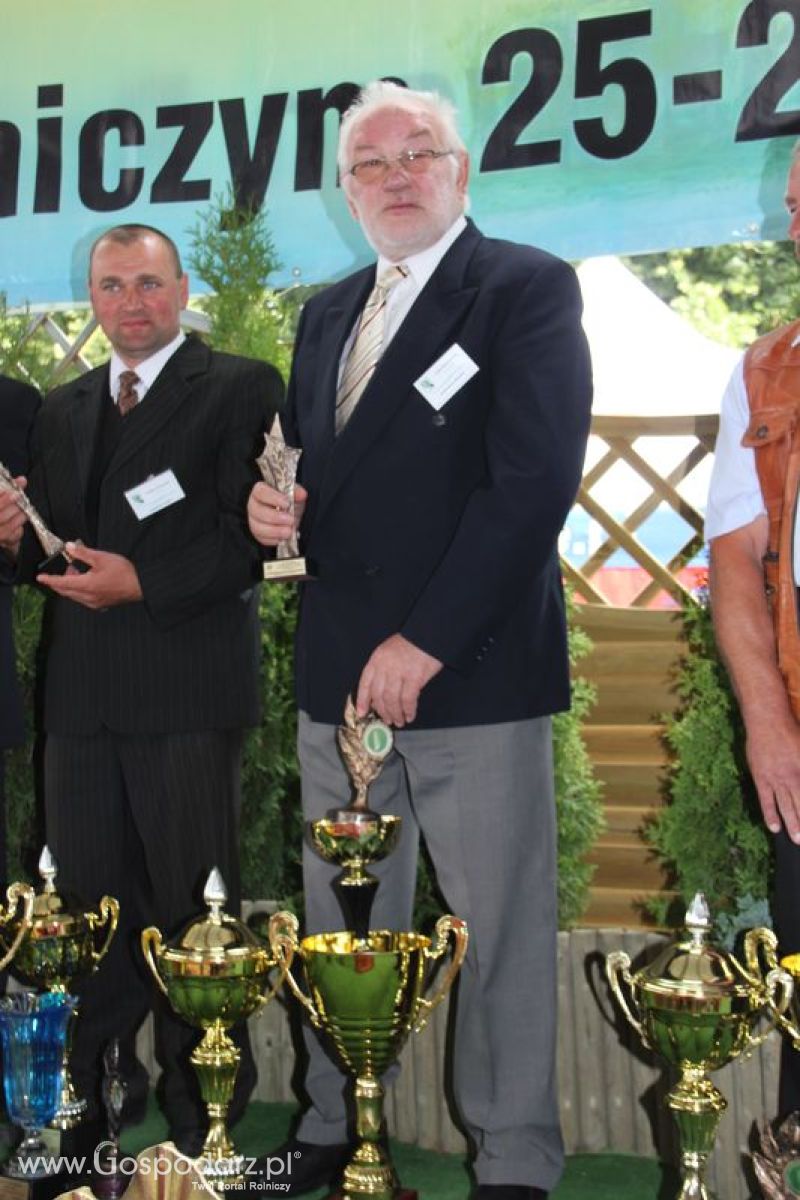 Wręczenie nagród na XVIII Regionalnej Wystawie Zwierząt Hodowlanych w Szepietowie