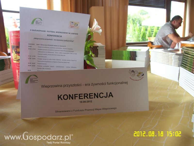 Konferencja Wieprzowina przyszłości - era żywności funkcjonalnej Lubawa