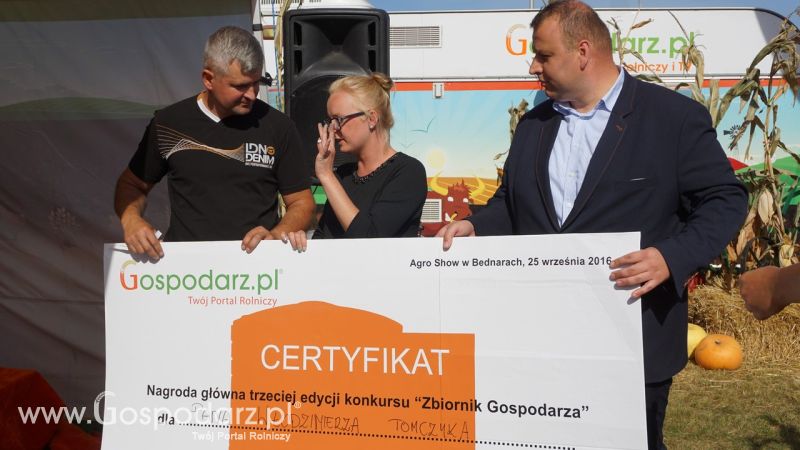 Losowanie Zbiornika Gospodarza podczas AGRO SHOW 2016