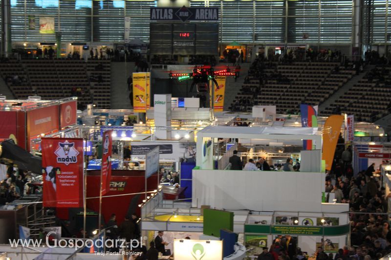 Lot hexakopterem na XII Międzynarodowych Targach FERMA BYDŁA i XV Międzynarodowych Targach FERMA ŚWIŃ i DROBIU